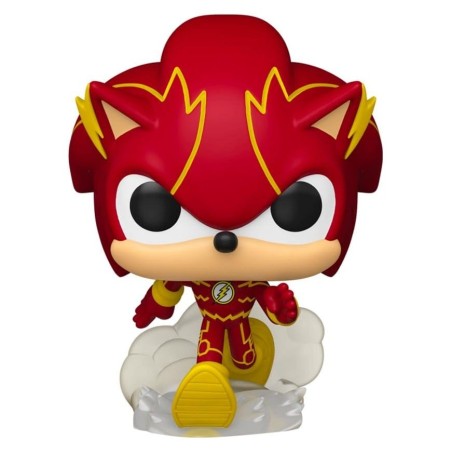 DC x Sonic the Hedgehog - Figurine POP! Sonic as The Flash 9 cm