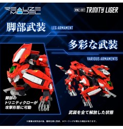 Zoids - Figurine 1/100 Plastic Model Kit RMZ-007 Trinity Linger (Reproduction) 26 cm