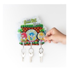 Sonic - The Hedgehog - Sonic the Hedgehog Key rack incl. 3 key rings