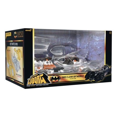 DC Comics - Batman 1989 Super Cyborg Vehicle Batmobile 1989 (Clear) 35 cm