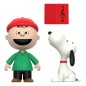 Snoopy - Pack 2 figurines ReAction Brown and Snoopy (Caroling) 10 cm