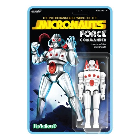 Peanuts - Micronauts ReAction+ Action Figure Force Commander 9 cm