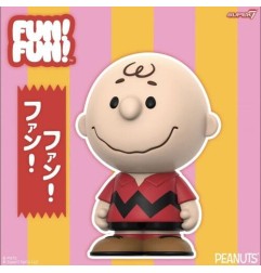 Snoopy - Figurine Snoopy Soft FUN! FUN! Charlie Brown (Red Shirt) 13 cm