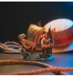 One Piece - Calendrier perpétuel 3D Going Merry