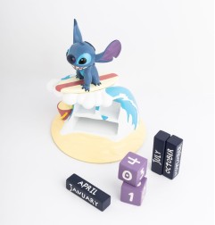Lilo & Stitch - Calendrier perpétuel 3D Stitch Surfer