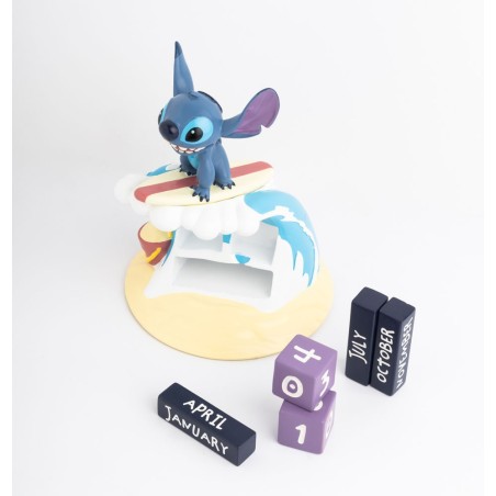 Lilo & Stitch - Stitch 3D perpetual Calendar Surfer