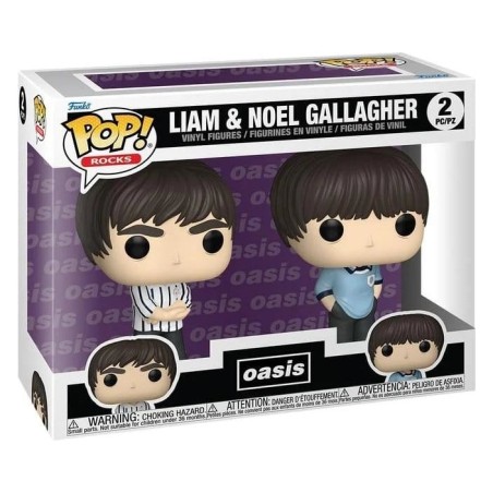 Oasis - Pack 2 figurines POP! Liam & Noel Gallagher 9 cm