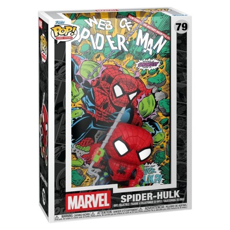 Marvel - Figurine POP! Comic Covers Web of Spider-Man N°70 (Spider-Hulk) 9 cm