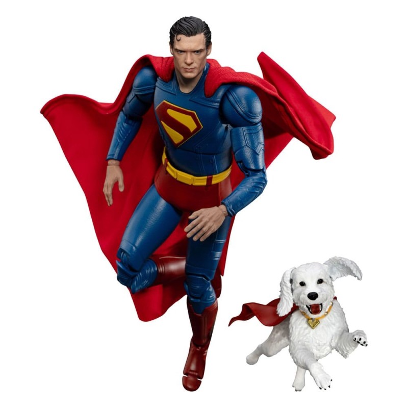 Superman - (2025) Action Figure  & Krypto 21 cm