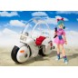 Dragon Ball - Véhicule S.H. Figuarts avec figurine Bulma's Motorcycle Hoipoi Capsule No. 9 17 cm