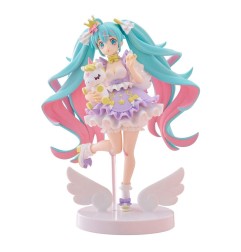 Hatsune Miku - Statuette Tenitol Hatsune Miku Yumekawa Princess Lavender Ver. 21 cm
