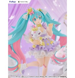 Hatsune Miku - Statuette Tenitol Hatsune Miku Yumekawa Princess Lavender Ver. 21 cm