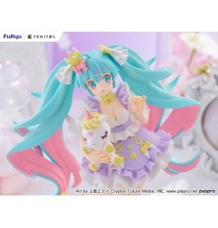 Hatsune Miku - Tenitol PVC Statue  Yumekawa Princess Lavender Ver. 21 cm