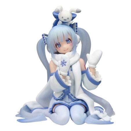 Hatsune Miku - Noodle Stopper PVC Statue Snow Miku Sky Town 10th Ver. 10 cm