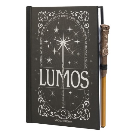 Harry Potter - Premium Notebook A5 with Light Lumos Maxima