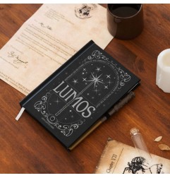 Harry Potter - Carnet de notes A5 Premium avec la lumière Lumos Maxima