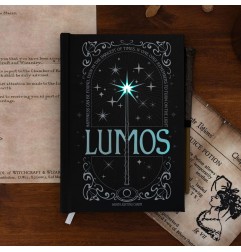 Harry Potter - Carnet de notes A5 Premium avec la lumière Lumos Maxima