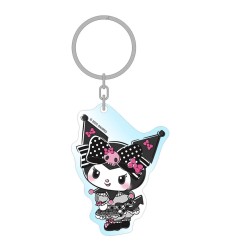 Sanrio - Pink Black Party Series Acrylic Keychain Kuromi 7 cm