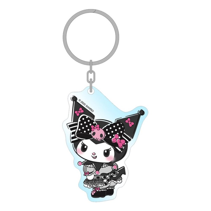 Sanrio - Pink Black Party Series Acrylic Keychain Kuromi 7 cm