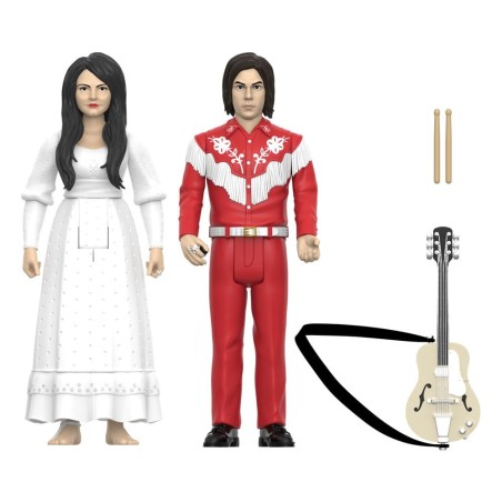 The White Stripes - ReAction Action Figures 2-Pack Wave 02 (Elephant) 10 cm