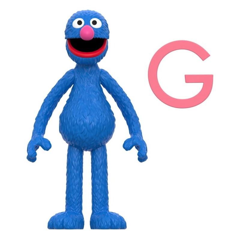 1, Rue Sésame - Figurine ReAction Grover 10 cm 1, Rue Sésame - Figurine ReAction Grover 10 cm