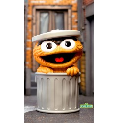 Sesame Street - FUN! FUN! Vinyl Action Figure Oscar the Grouch (Orange) 13 cm