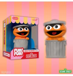 1, Rue Sésame - Figurine FUN! FUN! Oscar the Grouch (Orange) 13 cm