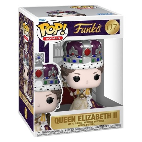 Queen Elizabeth II - POP! Premium Vinyl Figure 100th-  (Coronation) 9 cm