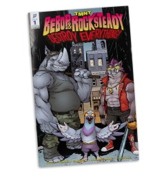 Teenage Mutant Ninja Turtles - Page Punchers Action Figure Rocksteady 17 cm