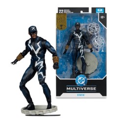 DC Comics - DC Multiverse Action Figure Static Shock (Trial by Fire) (Gold Label) 18 cm