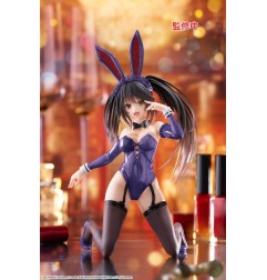 Date A Live - V PVC Statue Desktop Cute Figure Kurumi Tokisaki Bunny Ver. Renewal 13 cm