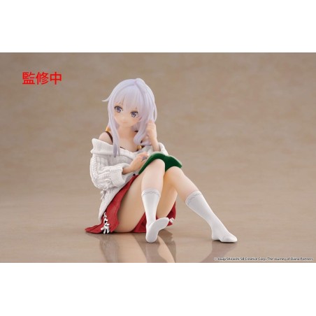 Wandering Witch: The Journey of Elaina - Statuette Desktop Cute Figure Elaina Casual Clothes Ver. Renewal 13 cm
