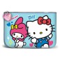 Hello Kitty - Porte-monnaie Small Square Hello Kitty Friendship Blue