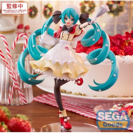 Character Vocal Series 01: Hatsune Miku - Statuette Luminasta Hatsune Miku Christmas 2025 20 cm