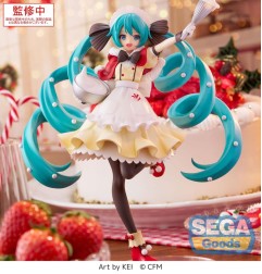 Character Vocal Series 01: Hatsune Miku - Statuette Luminasta Hatsune Miku Christmas 2025 20 cm