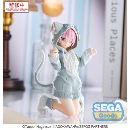 Re:Zero - Starting Life in Another World Yumemirize PVC Statue Ram Mofumofu Pack 11 cm
