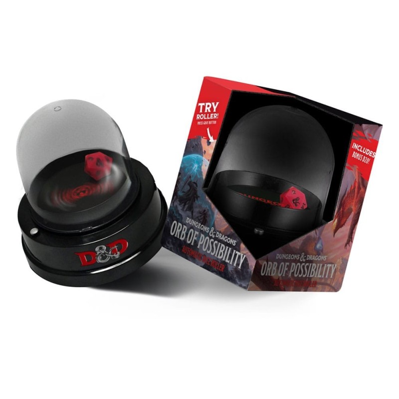 Dungeons & Dragons - Rouleau à dés avec dé Orb of Possibility Dungeons & Dragons - Rouleau à dés avec dé Orb of Possibility