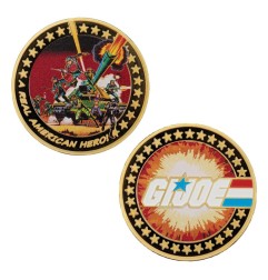 GI Joe - G.I. Joe Collectable Coin A Real American Hero 60th Anniversary 24k Gold Plated Limited Edition
