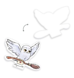 Harry Potter - Pillow Hedwig Flying 38 cm