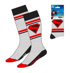 DC Comics - Socks Superman Logo Grey 38-45