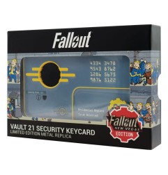 Fallout - : New Vegas Replica Vault 21 Security Keycard Limited Edition