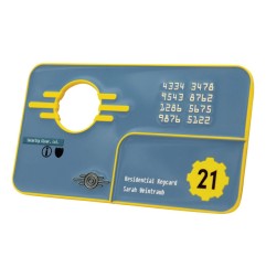 Fallout - : New Vegas Replica Vault 21 Security Keycard Limited Edition