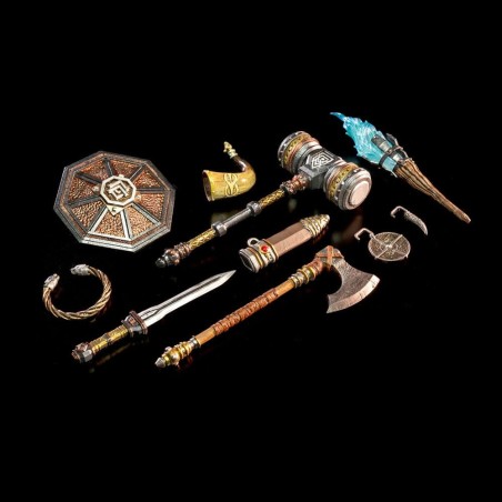 Mythic Legions: Rising Sons - Pack accessoires pour figurines Dwarf Weapons