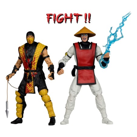 Mortal Kombat - Action Figure 2-Pack Scorpion vs. Raiden (Klassics) 18 cm