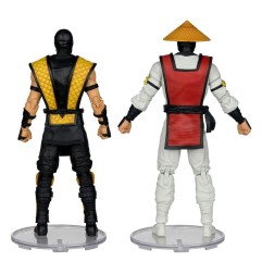 Mortal Kombat - Pack 2 figurines Scorpion vs. Raiden (Klassics) 18 cm