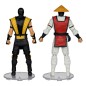 Mortal Kombat - Pack 2 figurines Scorpion vs. Raiden (Klassics) 18 cm