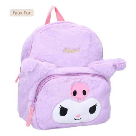 Sanrio - Backpack Kuromil Fluffy Festival Purple 26 cm