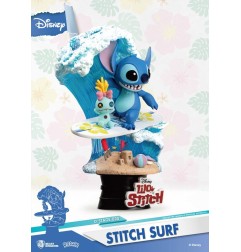 Disney - Summer Series diorama PVC D-Stage Stitch Surf 15 cm