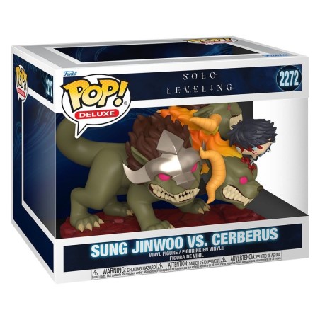 Solo Leveling - POP! Deluxe Vinyl Figure Jinwoo Vs Cerberus 9 cm