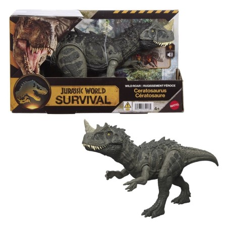 Jurassic Park - Jurassic World: Survival Action Figure Wild Roar Ceratosaurus
